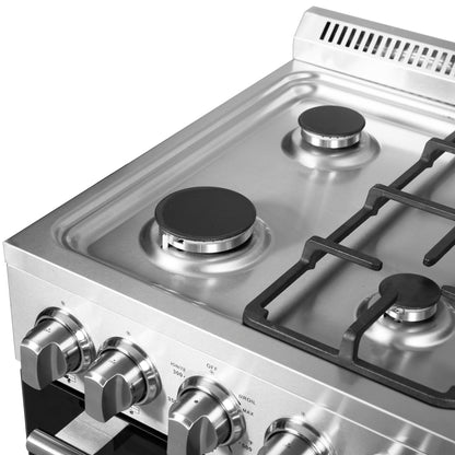 Cuisinière à gaz autonome Forno Lamazze de 20 pouces, design compact et écoénergétique