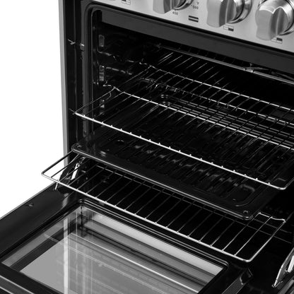 Cocina a gas independiente Forno Breno de 24 pulgadas, enchufe incluido, eficiencia energética