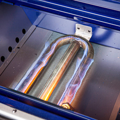 Cocina a gas independiente Forno Massimo de 36 pulgadas con puerta francesa, 6 quemadores, horno de convección y eficiencia energética.