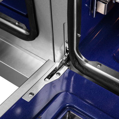 Cuisinière à gaz autonome à portes françaises Forno Massimo de 48 pouces, 8 brûleurs, four à convection, écoénergétique