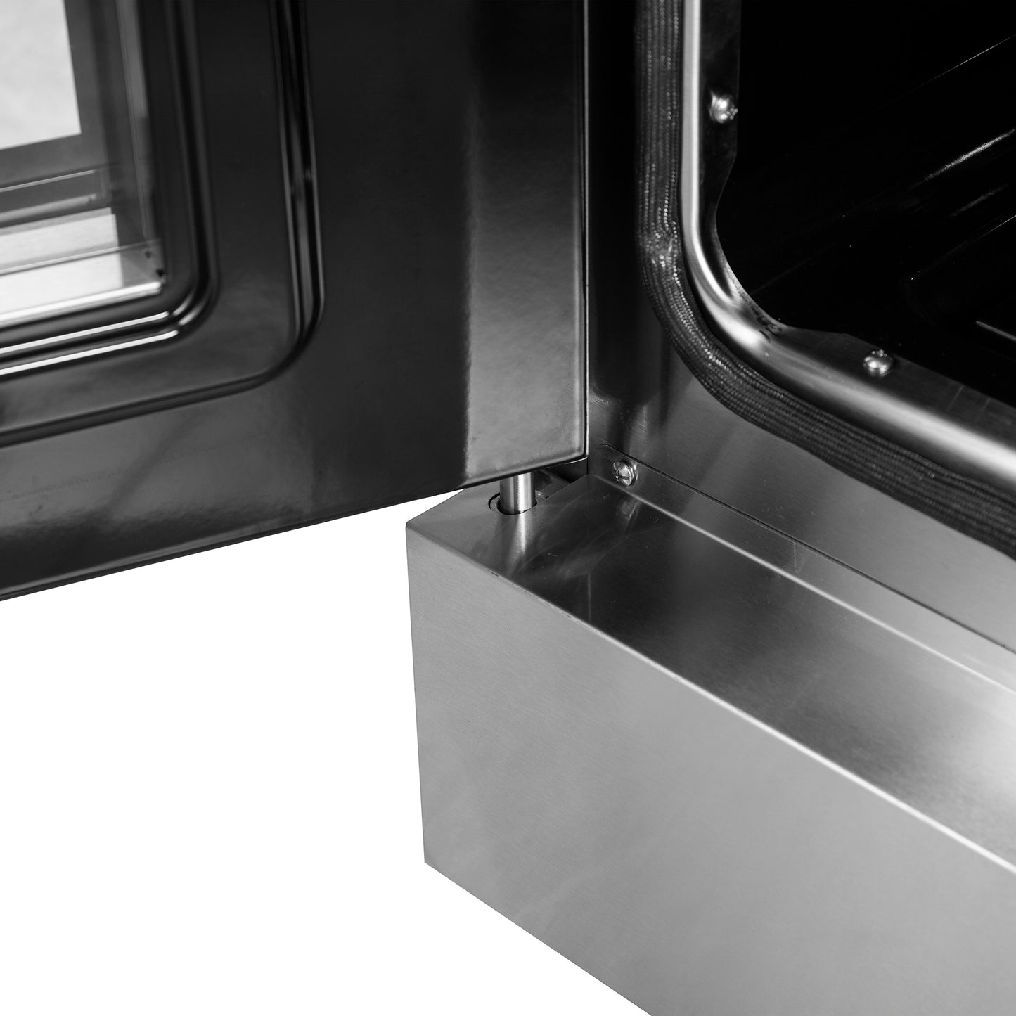 Cuisinière à gaz autonome à portes françaises Forno Galiano de 48 pouces, 8 brûleurs, plaque de cuisson, four à convection, écoénergétique