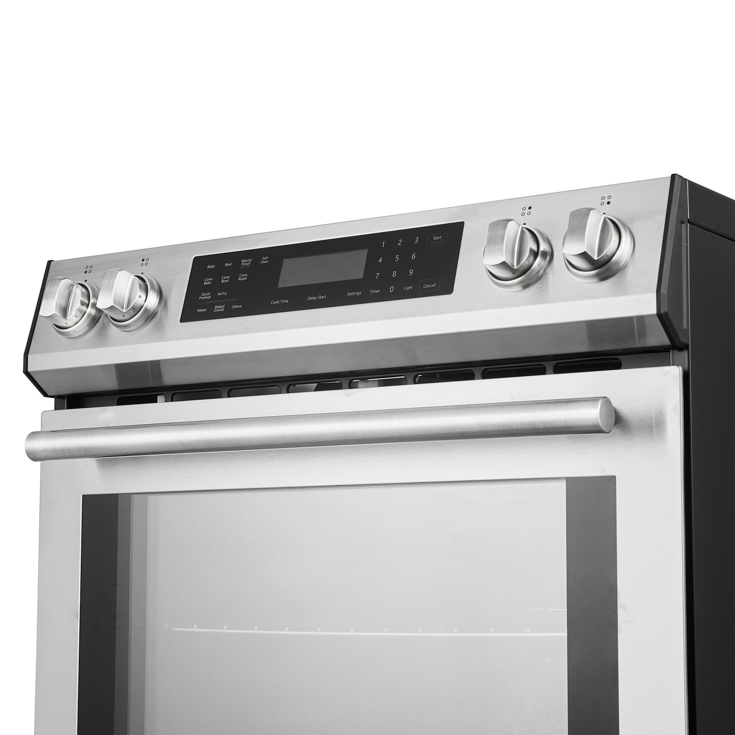 Cuisinière à induction encastrable Forno Donatello Espresso de 30 pouces en acier inoxydable, four à convection, 5 zones de cuisson, panneau de commande tactile