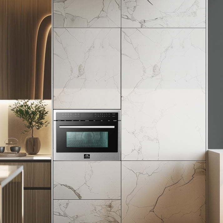 Forno 24 in. Built-In Compact Convection Microwave Oven