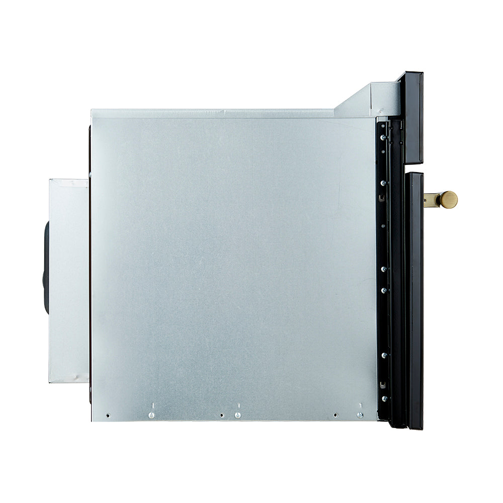 Horno microondas y de convección integrado Forno Oliena Espresso Black de 30 pulgadas, 1.6 pies cúbicos, 1750 W de convección, 1000 W de microondas, interior de acero inoxidable, controles táctiles de vidrio, cocción por sensor