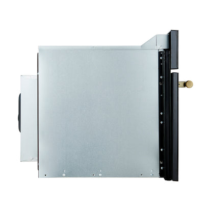 Horno microondas y de convección integrado Forno Oliena Espresso Black de 30 pulgadas, 1.6 pies cúbicos, 1750 W de convección, 1000 W de microondas, interior de acero inoxidable, controles táctiles de vidrio, cocción por sensor