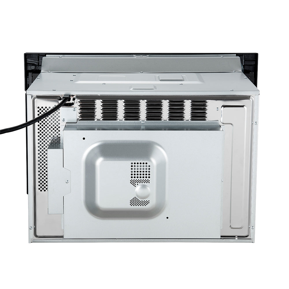 Horno microondas y de convección integrado Forno Oliena Espresso Black de 30 pulgadas, 1.6 pies cúbicos, 1750 W de convección, 1000 W de microondas, interior de acero inoxidable, controles táctiles de vidrio, cocción por sensor