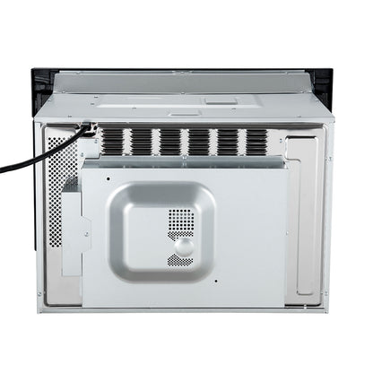 Horno microondas y de convección integrado Forno Oliena Espresso Black de 30 pulgadas, 1.6 pies cúbicos, 1750 W de convección, 1000 W de microondas, interior de acero inoxidable, controles táctiles de vidrio, cocción por sensor