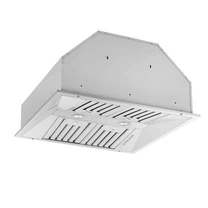 Campana extractora insertable Forno Altilia de 30 pulgadas, acero inoxidable, iluminación LED, filtros deflectores