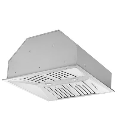 Campana extractora insertable Forno Altilia de 30 pulgadas, acero inoxidable, iluminación LED, filtros deflectores