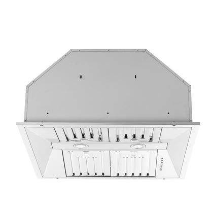 Campana extractora insertable Forno Altilia de 30 pulgadas, acero inoxidable, iluminación LED, filtros deflectores