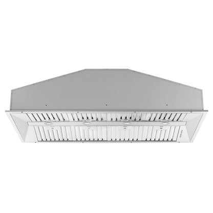 Hotte de cuisinière encastrée Forno Altilia 60 pouces, acier inoxydable, éclairage LED, filtres à chicanes
