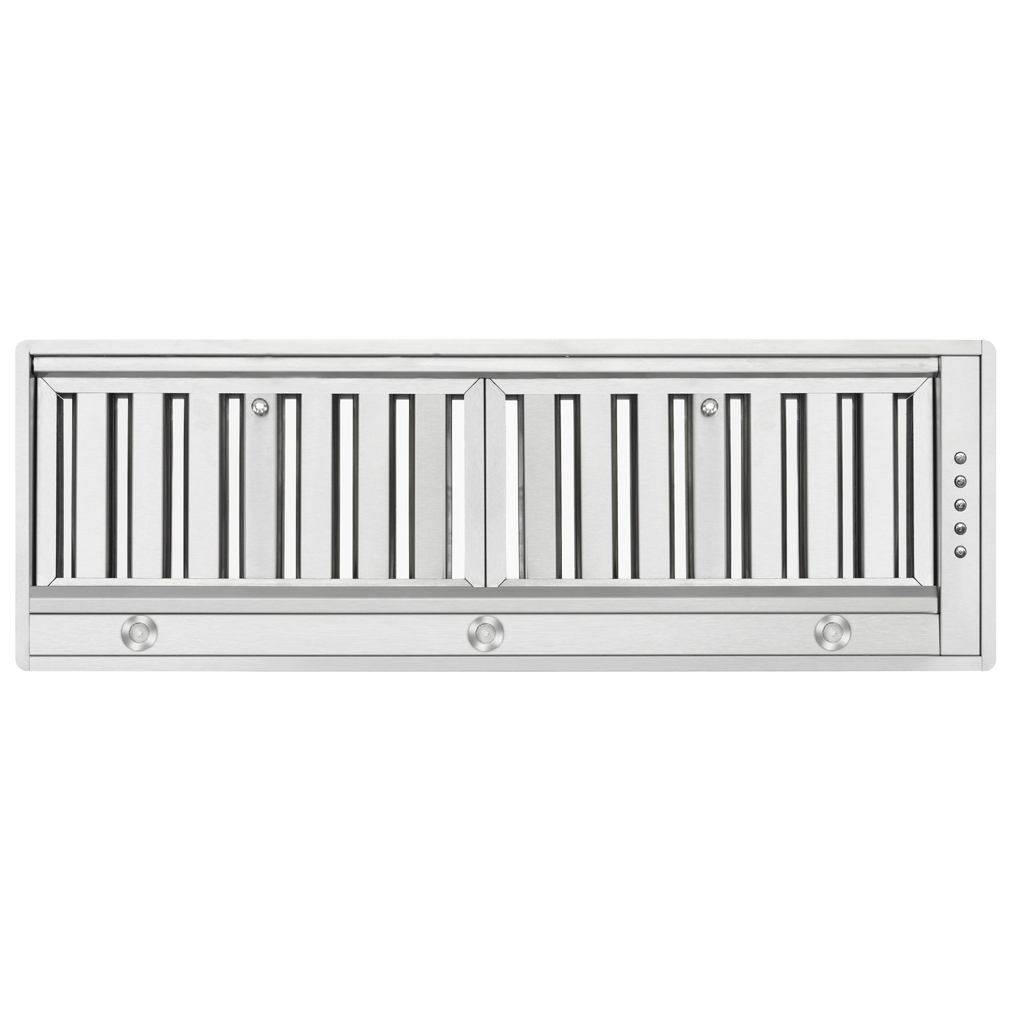 Hotte de cuisinière encastrée Forno Frassanito de 36 pouces, 450 pi³/min, filtres à chicane en acier inoxydable, éclairage LED