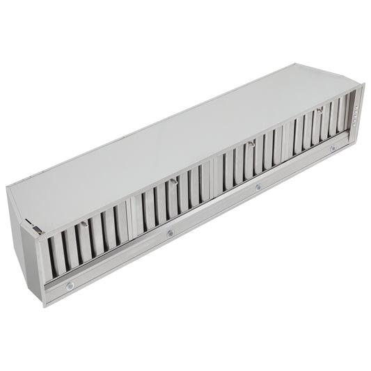 Hotte de cuisinière encastrée Forno Frassanito de 60 pouces, filtres à chicane en acier inoxydable, éclairage LED