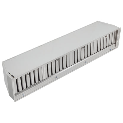 Campana extractora empotrada Forno Frassanito de 60 pulgadas, filtros deflectores de acero inoxidable, iluminación LED