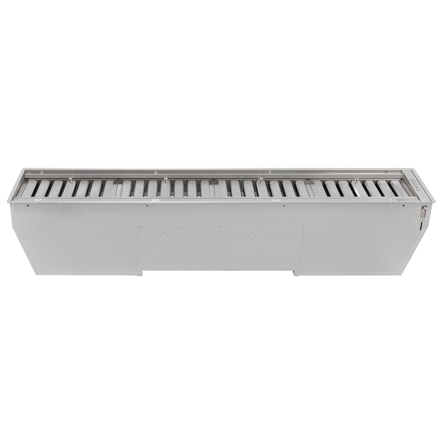 Campana extractora empotrada Forno Frassanito de 60 pulgadas, filtros deflectores de acero inoxidable, iluminación LED