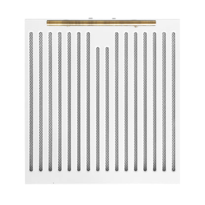 Campana extractora Forno Bari Espresso de 30 pulgadas, color blanco, 600 CFM, iluminación LED, filtros deflectores aptos para lavavajillas, control de ventilador de 3 velocidades