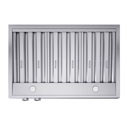 Campana extractora de pared Forno Biagio de 36 pulgadas, acero inoxidable, resistente