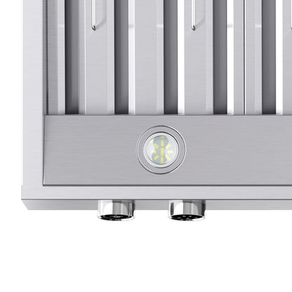 Campana extractora de pared Forno Biagio de 30 pulgadas, acero inoxidable, resistente