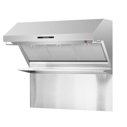 Ensemble de cuisine 3 pièces Premium FORNO : cuisinière à gaz autonome FORNO Galiano 48 po, réfrigérateur convertible double combiné FORNO Rizzuto 60 po, hotte murale FORNO 48 po (FBDL-018-02US)