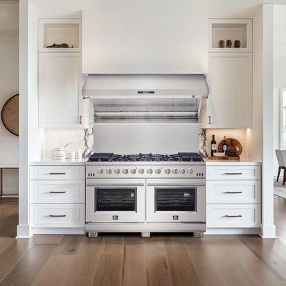 Campana extractora de pared Forno Savona de 60 pulgadas, filtros híbridos, protector contra salpicaduras incluido