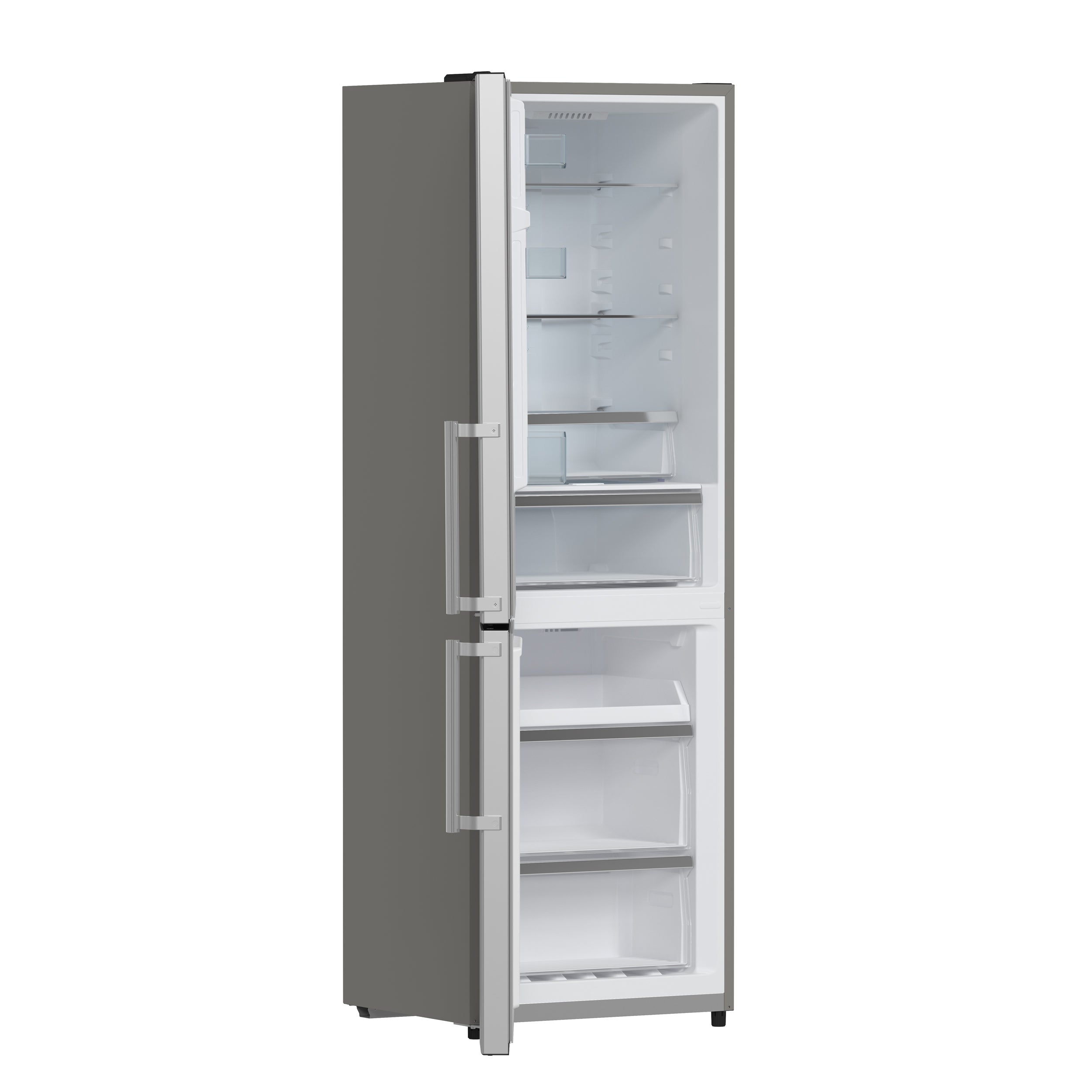 Forno Guardia 24-Inch Bottom Freezer Refrigerator, Left Swing