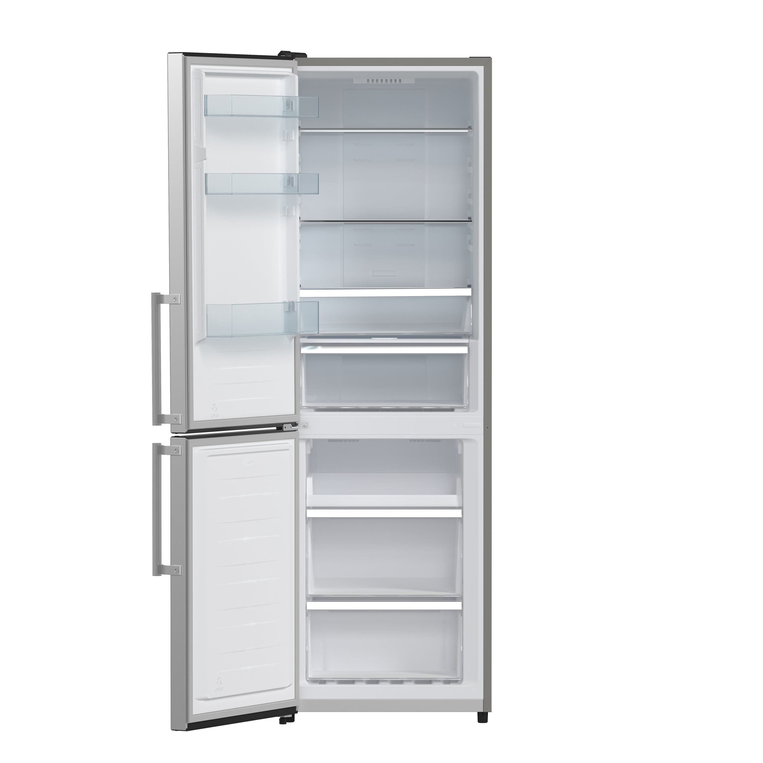 Forno Guardia 24-Inch Bottom Freezer Refrigerator, Left Swing