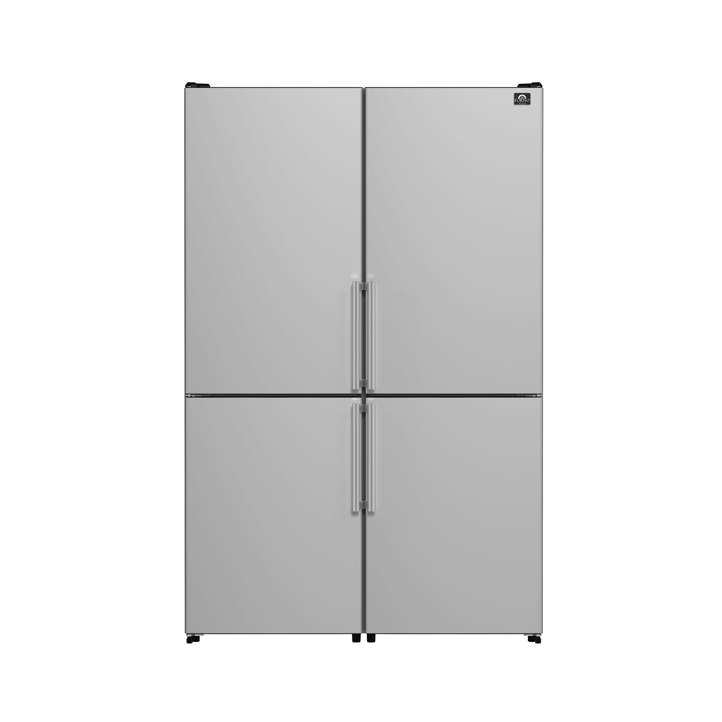 Forno Guardia 46.8-Inch Double Bottom Freezer Refrigerators, Total Cap ...