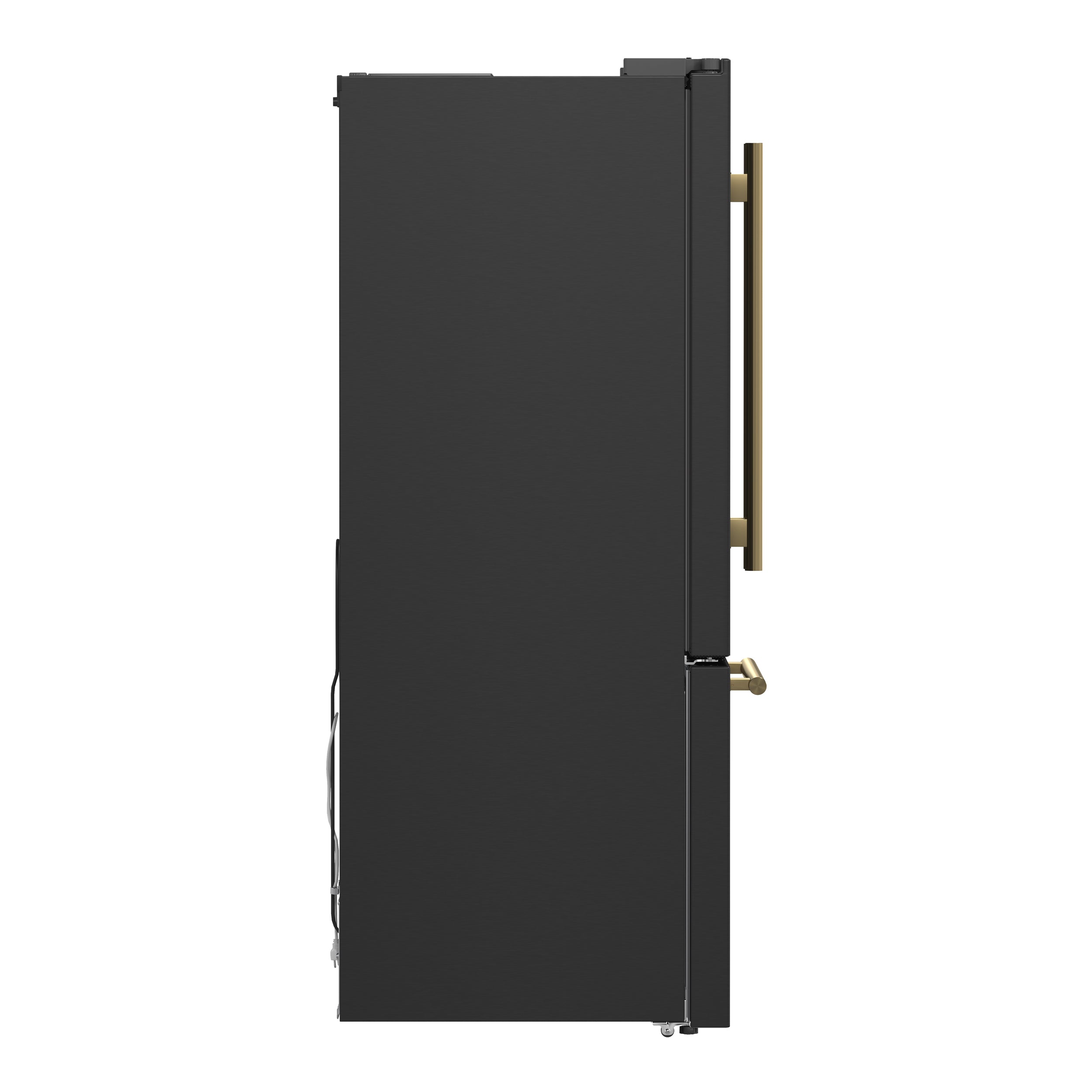 Forno Gallipoli Espresso 30-Inch Black French Door Refrigerator