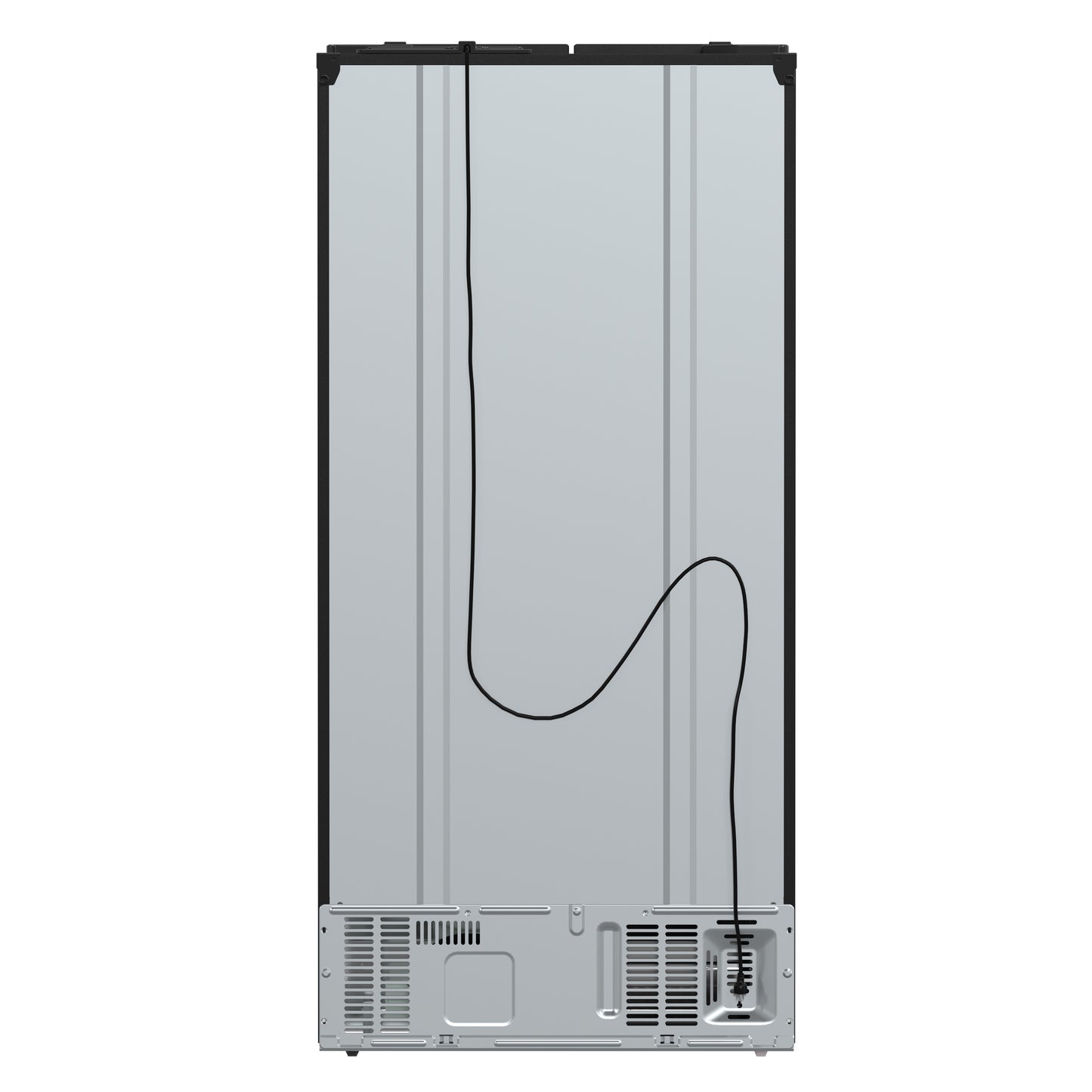 Réfrigérateur côte à côte Forno Salerno Espresso noir de 33 pouces, 15,6 pi³, écoénergétique, sans givre, design moderne