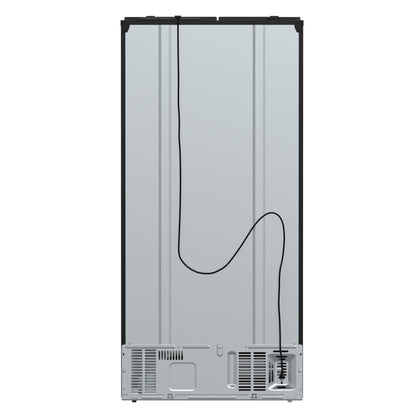 Réfrigérateur côte à côte Forno Salerno Espresso noir de 33 pouces, 15,6 pi³, écoénergétique, sans givre, design moderne