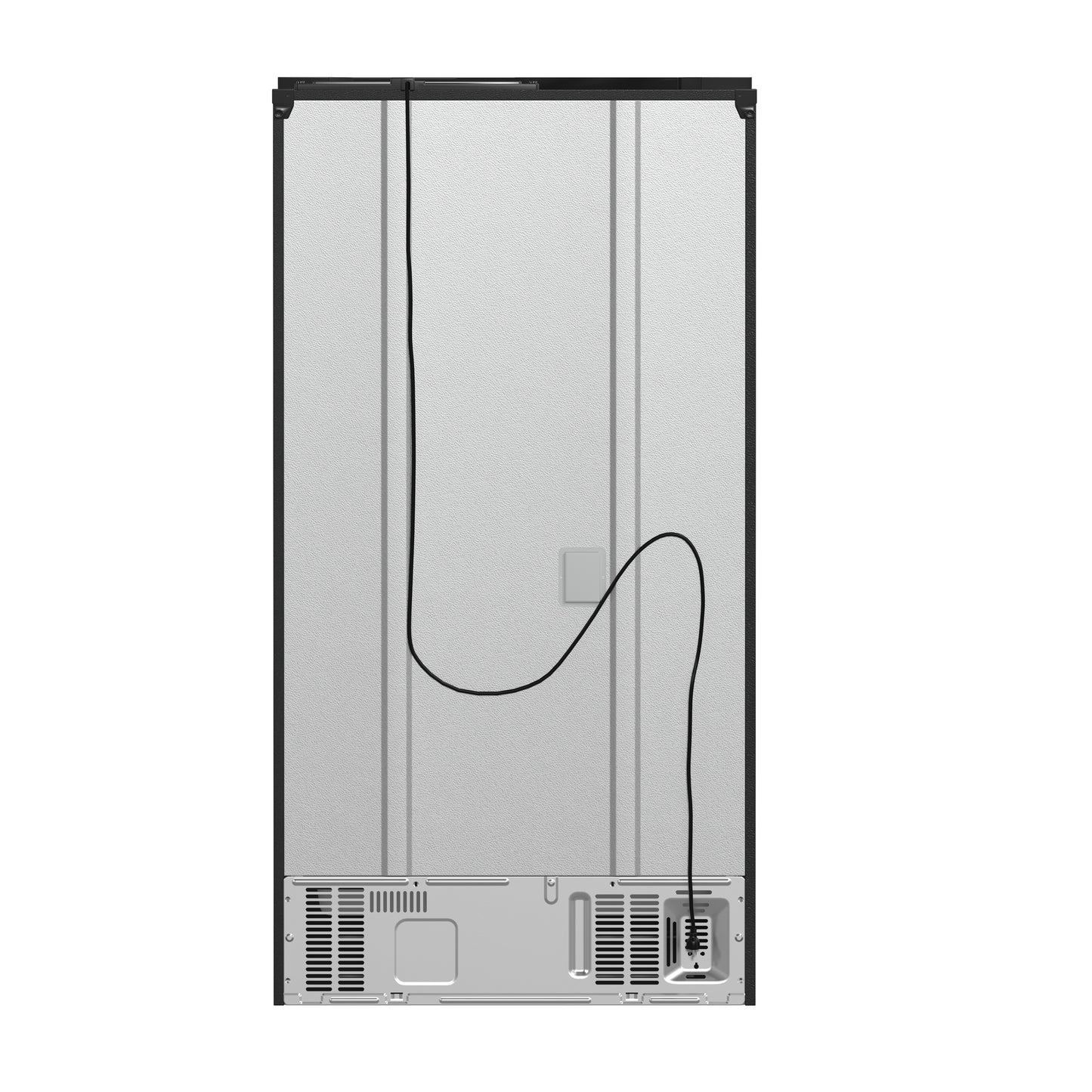 Refrigerador Forno Moena Espresso de 36 pulgadas, color negro, con puerta francesa, 19.2 pies cúbicos, antiescarcha, máquina de hielo automática, certificación ENERGY STAR