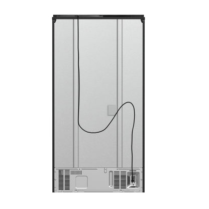 Refrigerador Forno Moena Espresso de 36 pulgadas, color negro, con puerta francesa, 19.2 pies cúbicos, antiescarcha, máquina de hielo automática, certificación ENERGY STAR