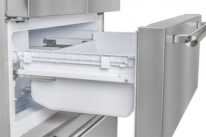 FORNO 2-Piece SS Kitchen Bundle - 30" Induction Range and 36" Bottom Freezer Refrigerator - Forno Appliances