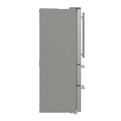 FORNO 2-Piece SS Kitchen Bundle - 30" Induction Range and 36" Bottom Freezer Refrigerator - Forno Appliances