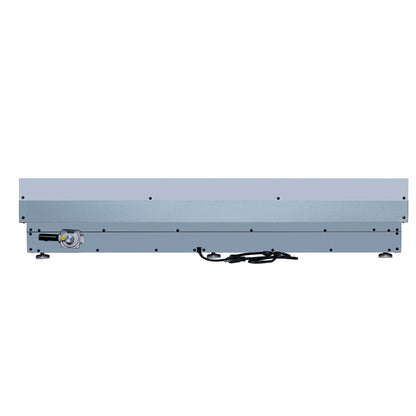 Valente 48" Gas Cooktop in White, 8 Sealed burners, 94,000 BUT Output, 2 Antique Brass Dual-Ring Burners, Continuous Cast Iron Grates - Forno Appliances