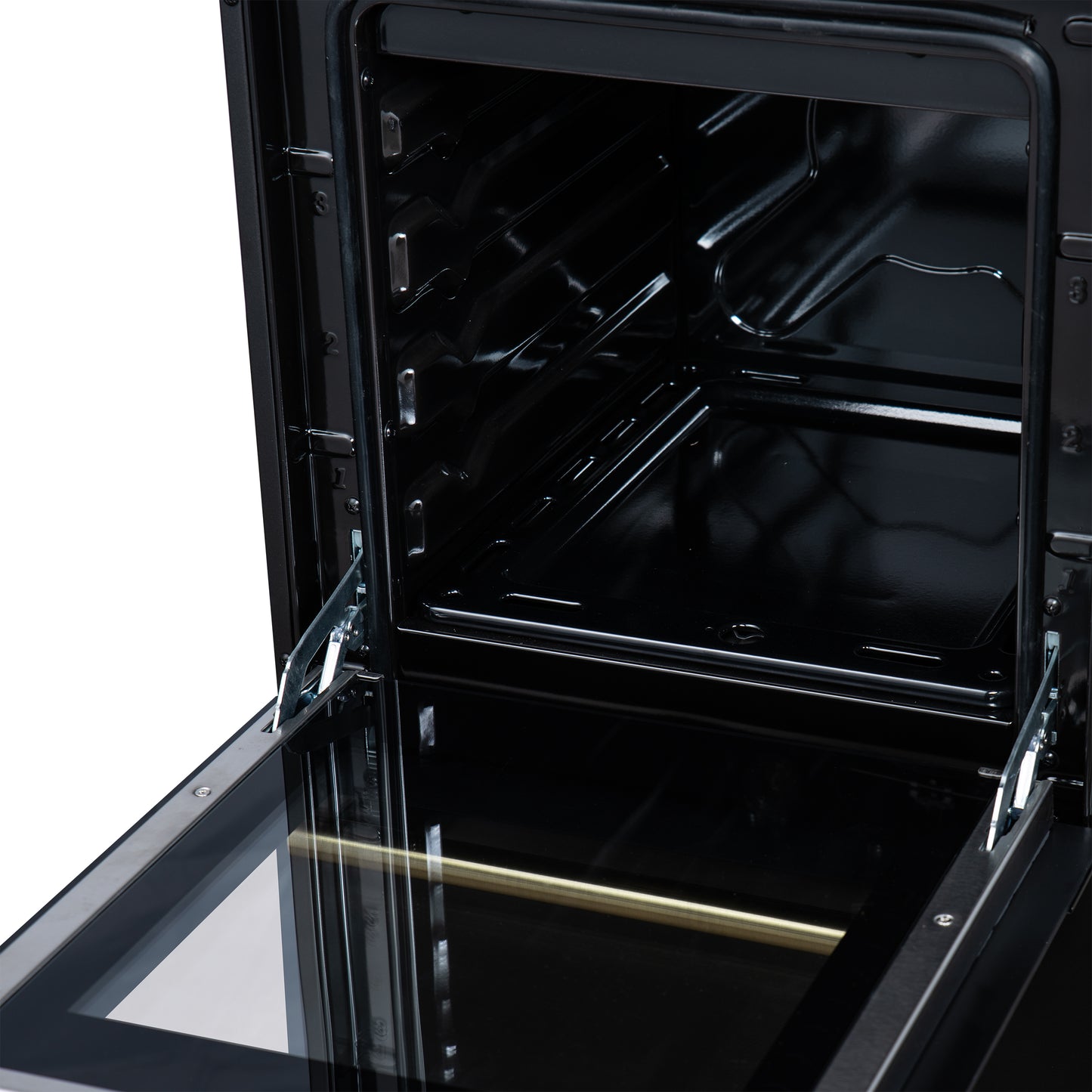 Cuisinière à gaz autonome Forno Lamazze de 20 pouces, noire, design compact