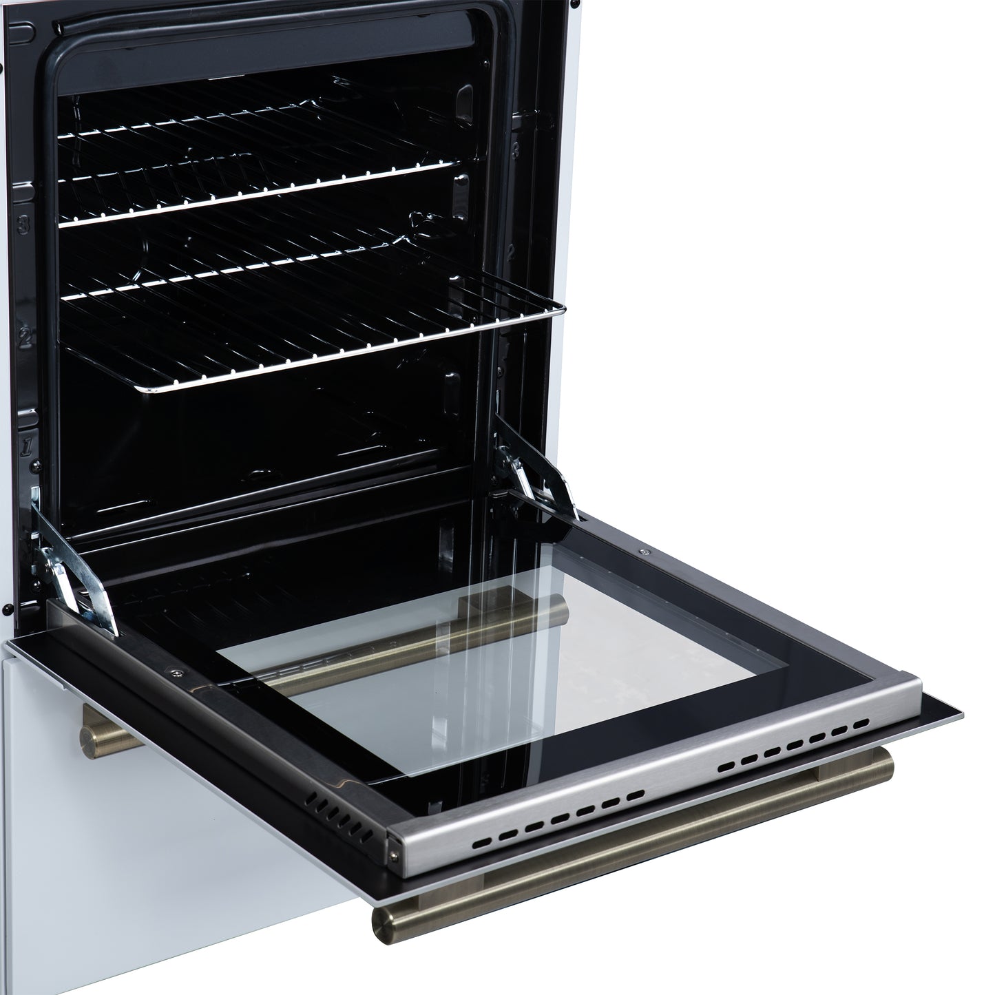 Cocina a gas independiente Forno Lamazze de 20 pulgadas en color blanco, diseño compacto