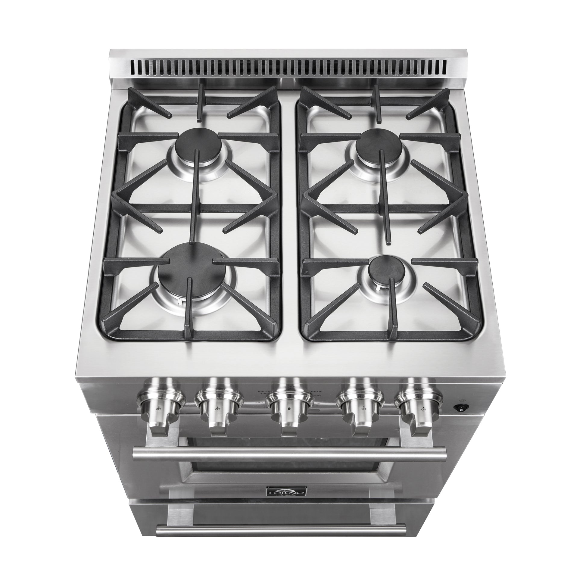 Forno Breno 24-Inch Freestanding Gas Range, Compact Design, Energy Efficient - Forno Appliances