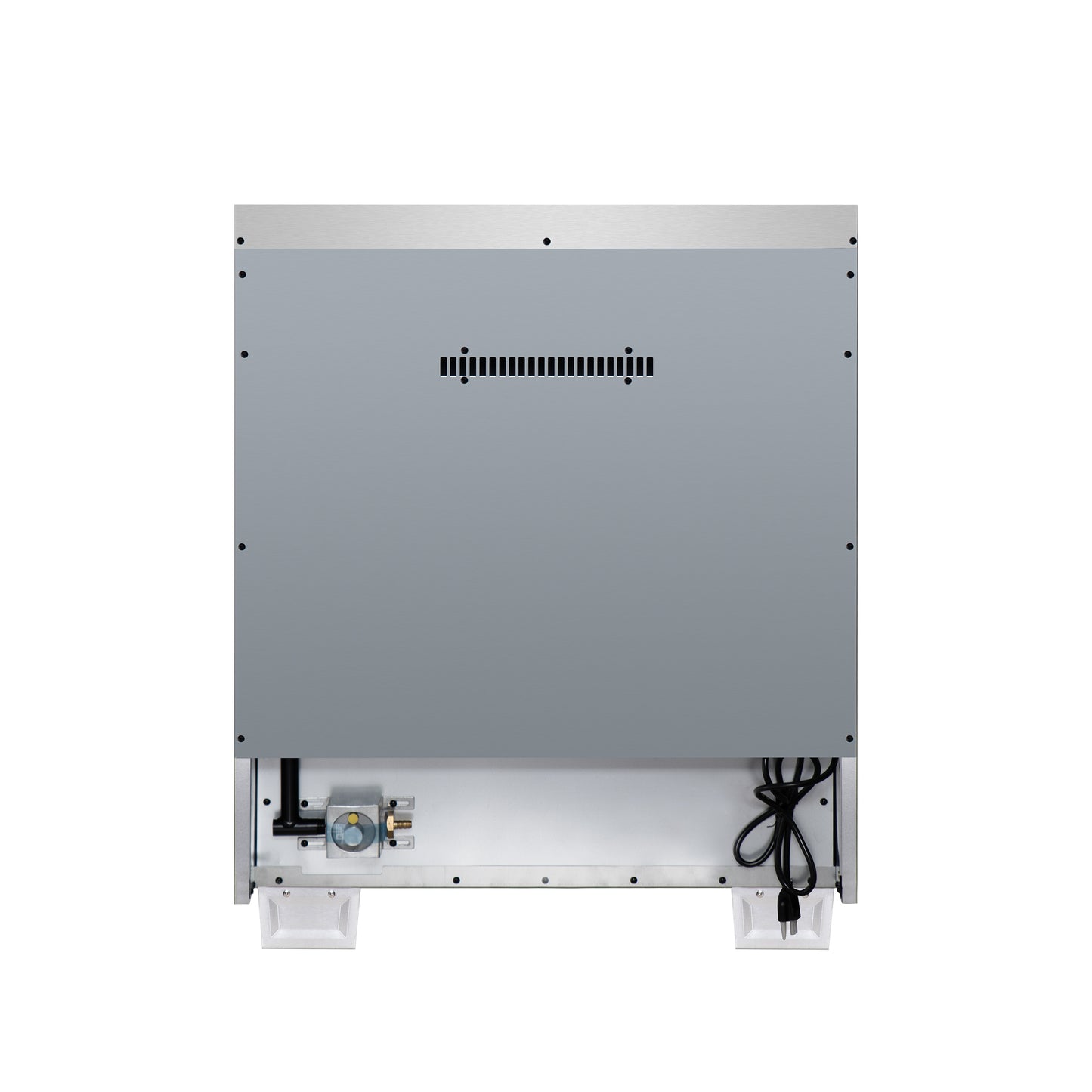 Forno Capriasca 30-Inch Freestanding French Door Gas Range, 4 Burners, Convection Oven, Energy Efficient