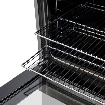 Cocina a gas FORNO Giovanni de 30 pulgadas, acero inoxidable, 5 quemadores, 67,000 BTU, horno de convección de 4.32 pies cúbicos