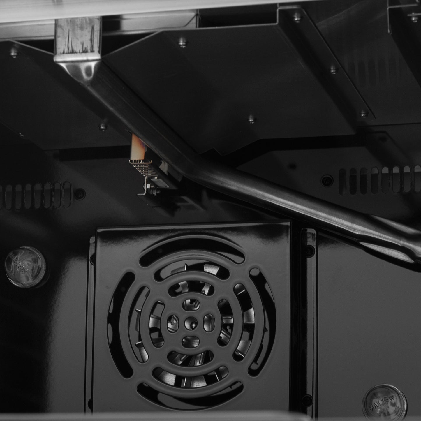 Cuisinière à gaz autonome à portes françaises Forno Galiano de 48 po, noire