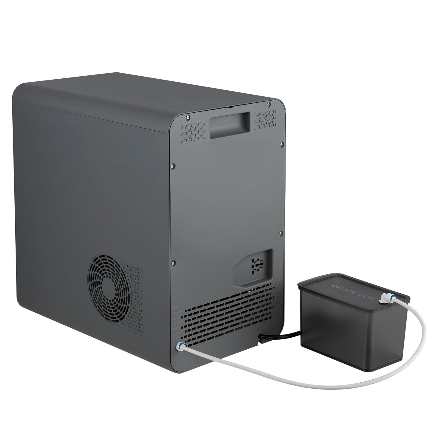 Sferico máquina de hielo de 11 pulgadas, plateada, 32 esferas claras de 2 pulgadas de fusión lenta diarias, almacena más de 10 bolas