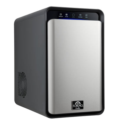 Sferico máquina de hielo de 11 pulgadas, plateada, 32 esferas claras de 2 pulgadas de fusión lenta diarias, almacena más de 10 bolas