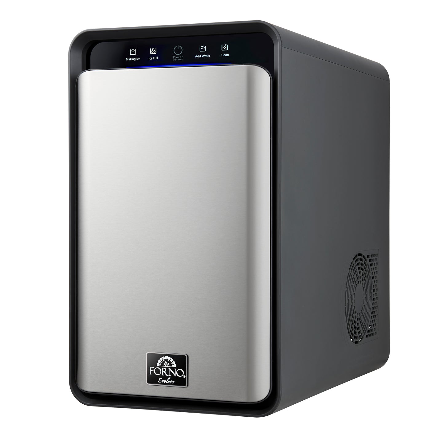 Sferico máquina de hielo de 11 pulgadas, plateada, 32 esferas claras de 2 pulgadas de fusión lenta diarias, almacena más de 10 bolas