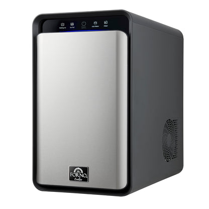 Sferico máquina de hielo de 11 pulgadas, plateada, 32 esferas claras de 2 pulgadas de fusión lenta diarias, almacena más de 10 bolas