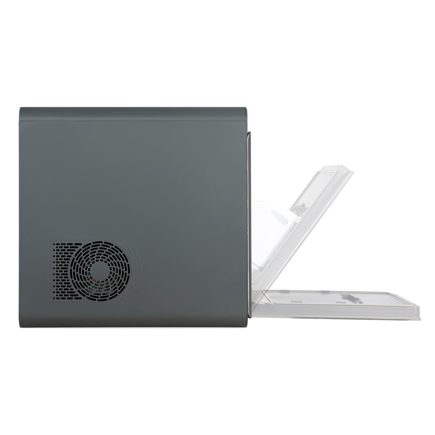 Sferico máquina de hielo de 11 pulgadas, plateada, 32 esferas claras de 2 pulgadas de fusión lenta diarias, almacena más de 10 bolas