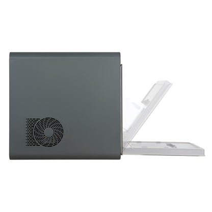 Sferico máquina de hielo de 11 pulgadas, plateada, 32 esferas claras de 2 pulgadas de fusión lenta diarias, almacena más de 10 bolas