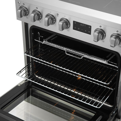 Cuisinière à induction Forno Torino de 30 pouces avec convection véritable et friture à air