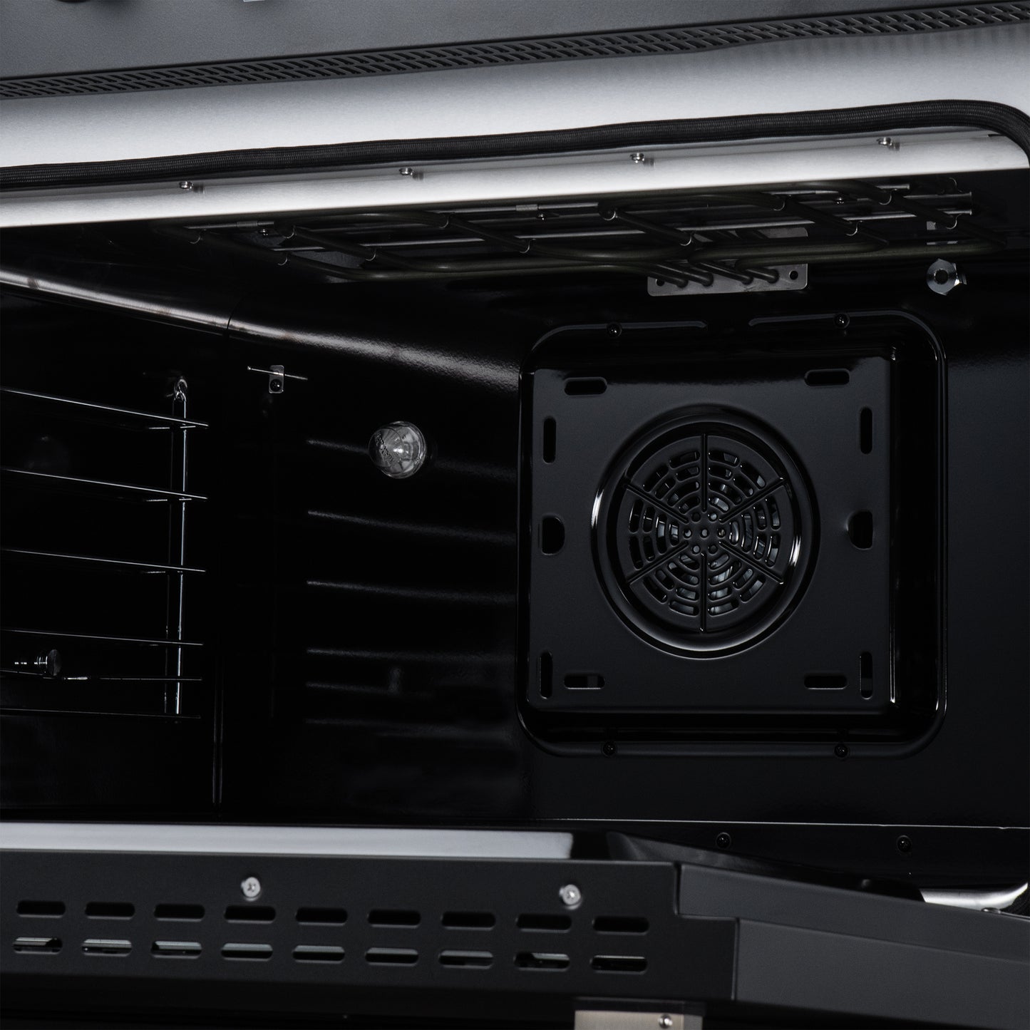 Torino 36 Inch Induction Range, 10,900W cooktop, 5.36 cf. True Convection Oven, Air Fry, Air Sous Vide, Smudge Resistant, Black - Forno Appliances