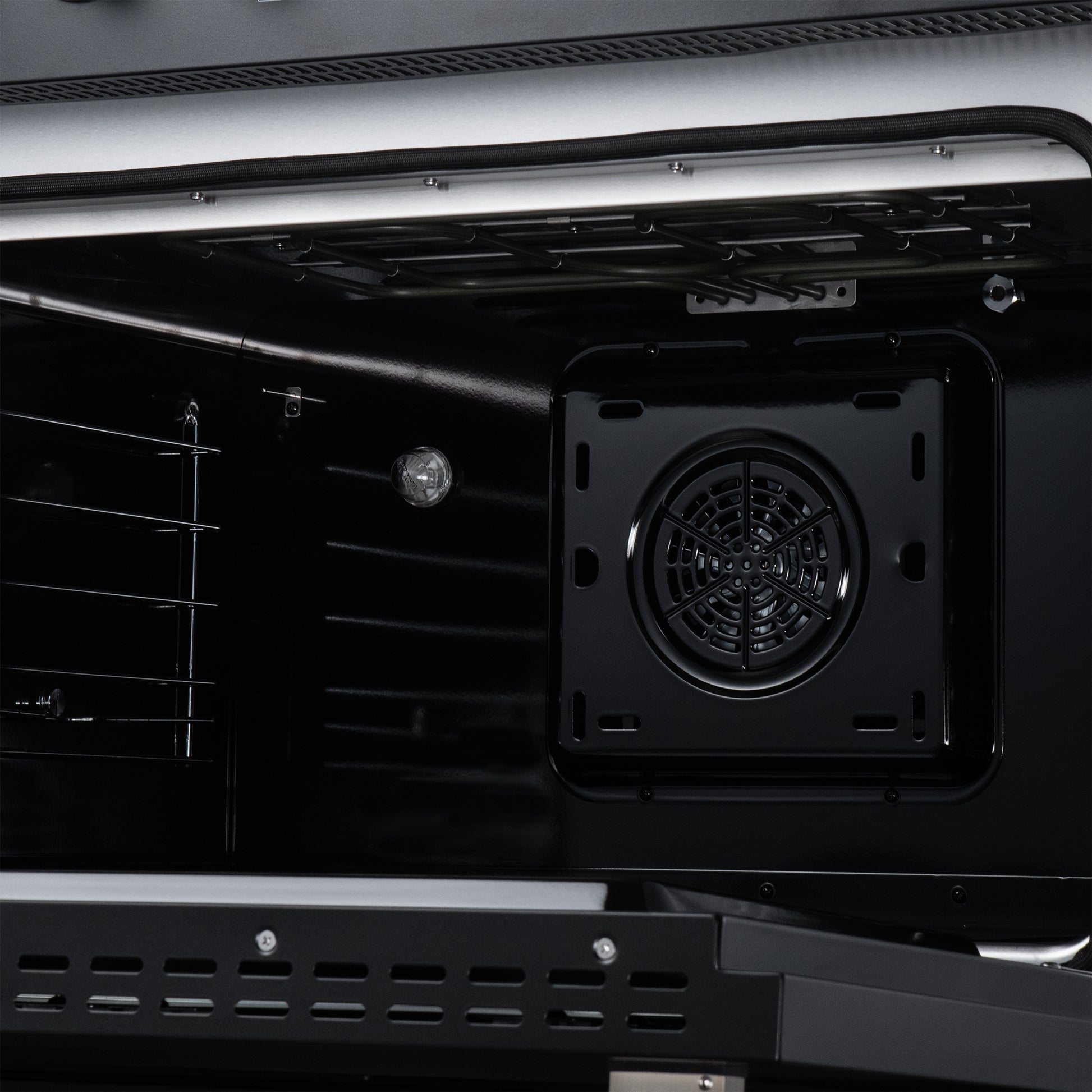 Torino 36 Inch Induction Range, 10,900W cooktop, 5.36 cf. True Convection Oven, Air Fry, Air Sous Vide, Smudge Resistant, Black - Forno Appliances